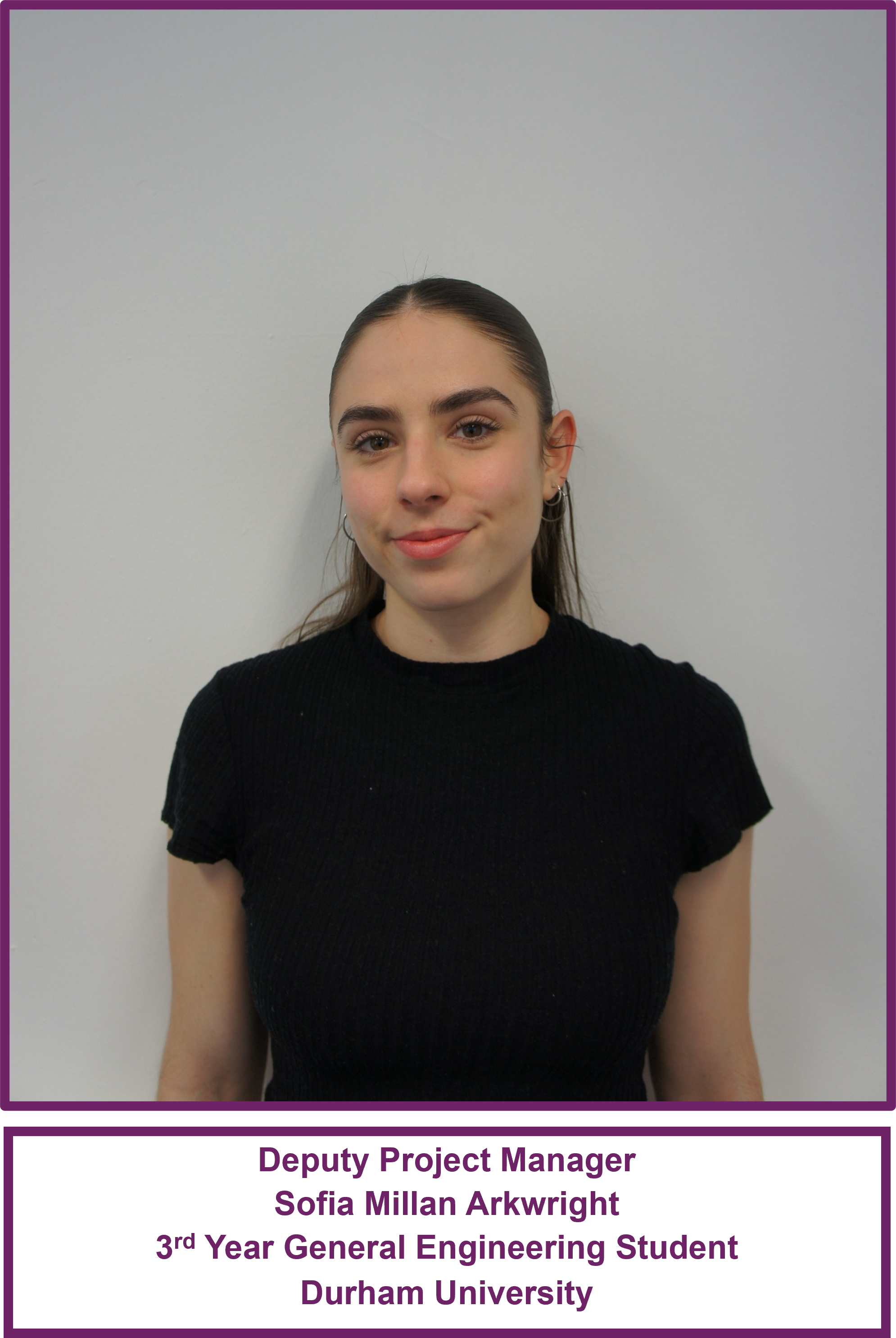 Deputy Project Manager Sofia Millan Arkwright