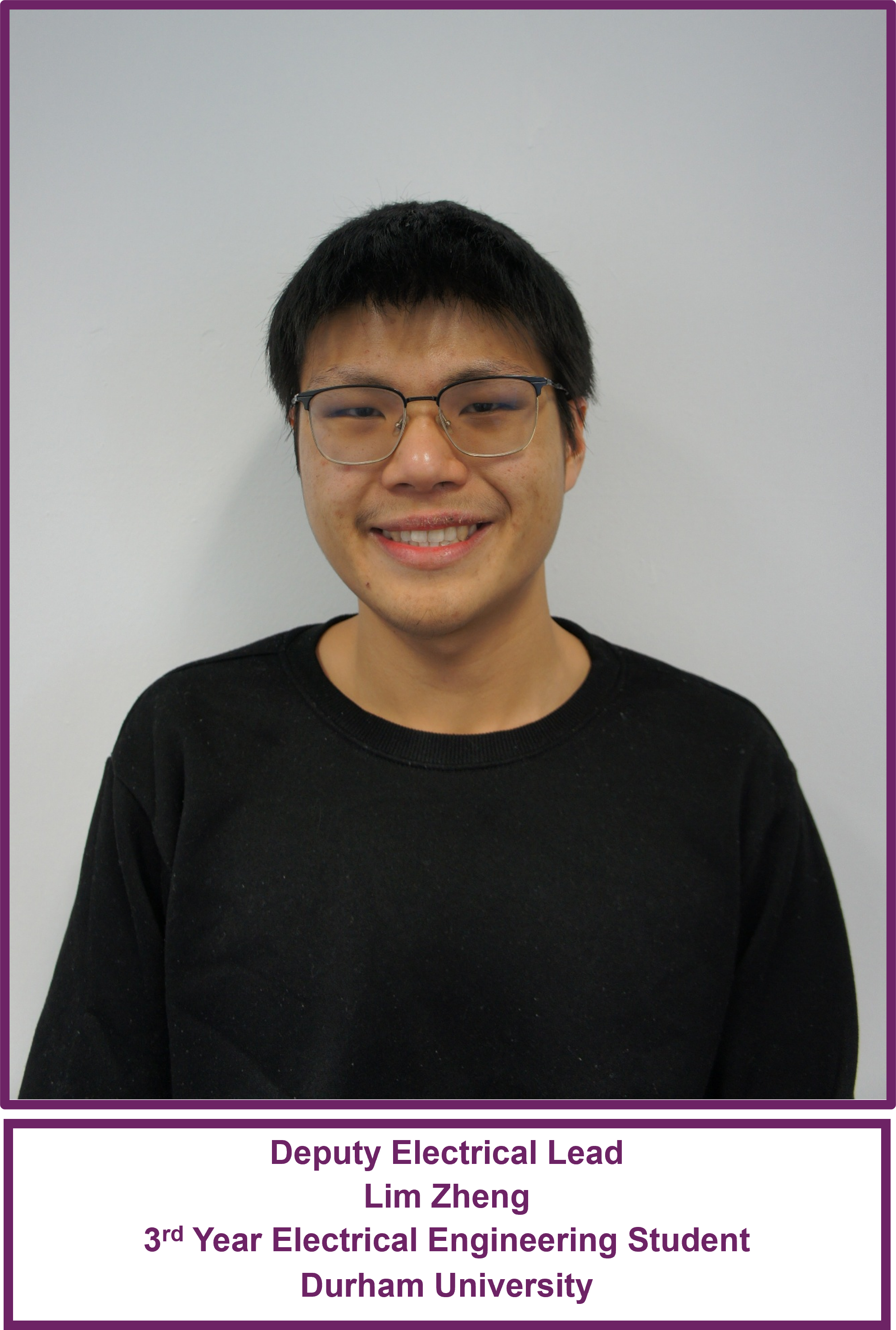 Deputy Electrical Lead Lim Zhang