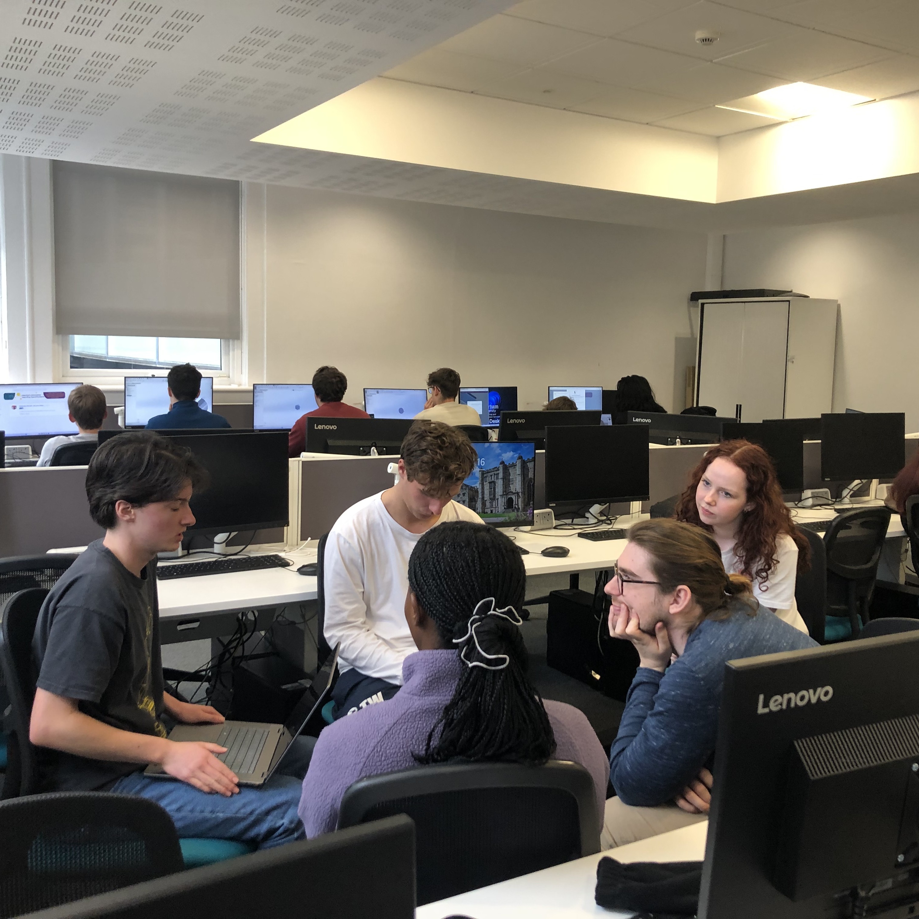 Members in discussion